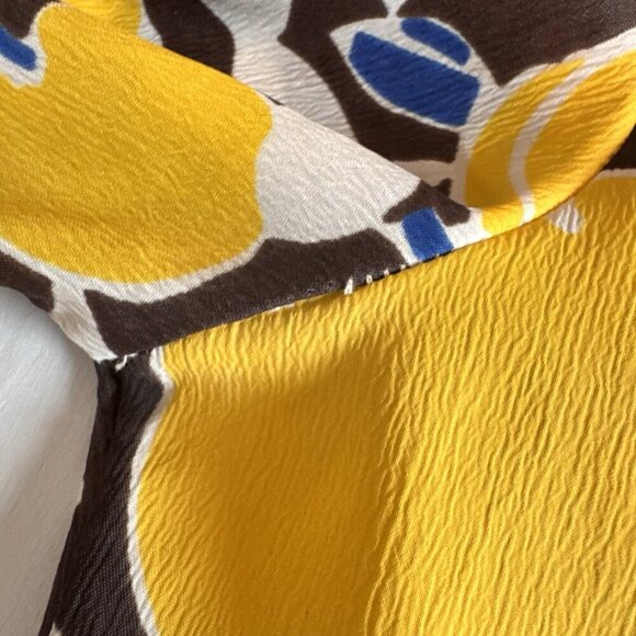 Vintage Rhoda Lee 60s 70s Shirt Button Up Disco Groovy Retro Lemons Peaches - Picture 6 of 14